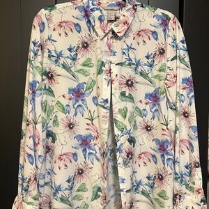 H&M Multicolor Floral Shirt